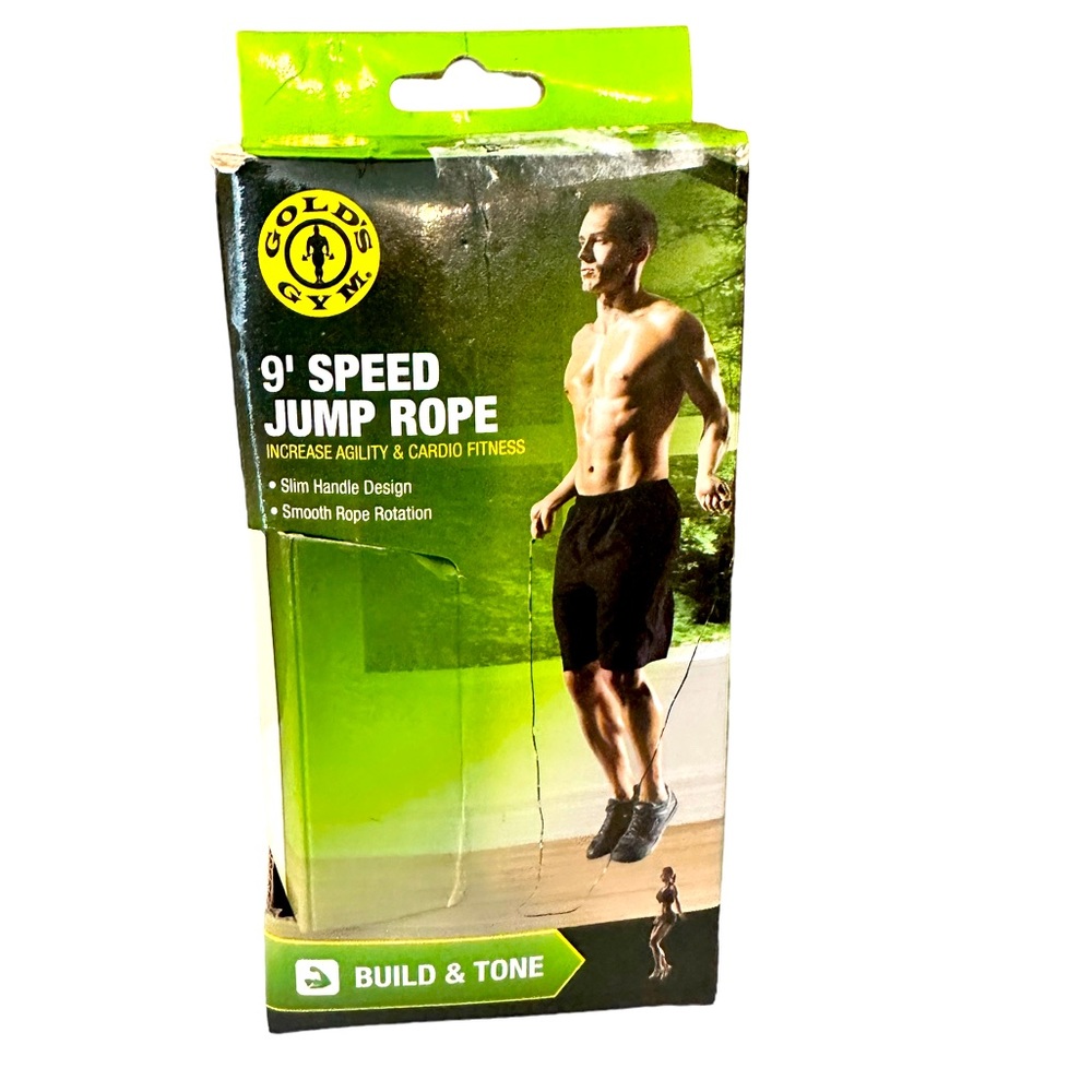 Gold’s Gym 9 ft. Jump rope new in box